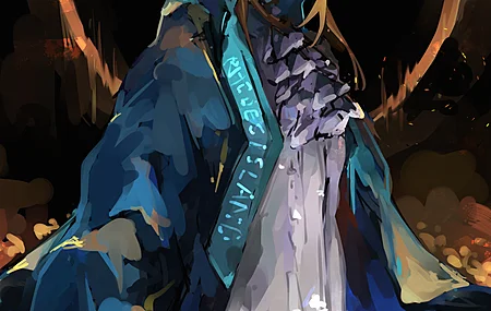 蓝眼睛 阿米亚 武士 动漫女孩 兽耳 手机壁纸 4K壁纸