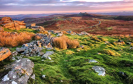 自然 风景 田野 天空 云 石头  电脑壁纸 4K壁纸