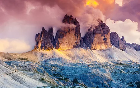 山 云 自然 风景 山脉 拍摄 电脑壁纸 4K壁纸