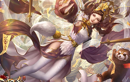 电子游戏 角色 三国杀 女孩 动物  电脑壁纸 4K壁纸