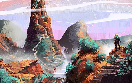 风景 绘画 概念设计 AI艺术 艺术 无人深空 电脑壁纸 4K壁纸