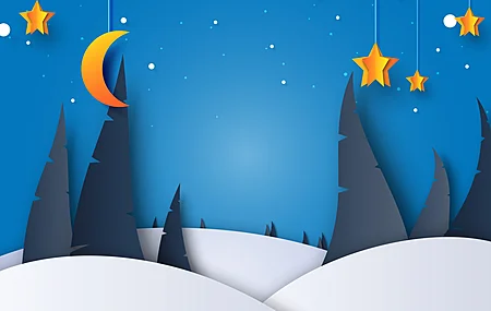 冬季 圣诞节 雪 简约 办公 微软 极简主义 电脑壁纸 4K壁纸