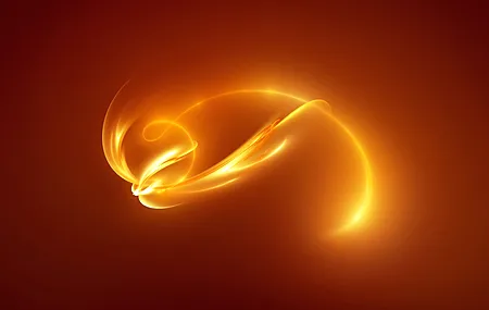 抽象 橙色 形状 红色 简单背景 AI艺术 漩涡  电脑壁纸 4K壁纸