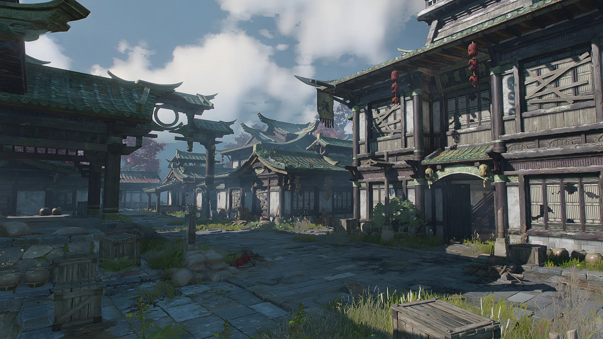  建筑 奇幻艺术 城市 概念设计 绘画 艺术 游戏  电脑壁纸 4K壁纸