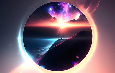  AI艺术 宇宙 行星 太空 恒星  电脑壁纸 4K壁纸