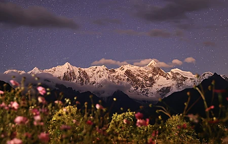 西藏 中国 雪峰 风景 自然 山脉 电脑壁纸 8K壁纸