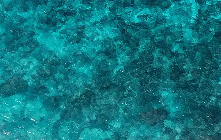 自然 水 树木 岩石 青色 鸟瞰 手机壁纸 4K壁纸