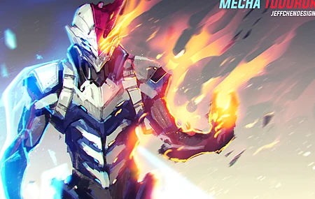 动漫 英雄学院 未来装甲 未来 机甲 科幻 机器人 漫画  电脑壁纸 4K壁纸