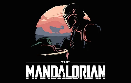 星球大战 曼达洛人 电视剧 简单背景 极简主义 头盔  电脑壁纸 4K壁纸