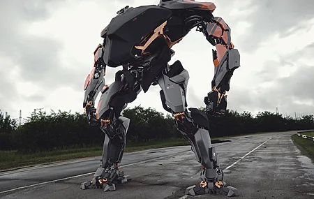 机甲 科幻 未来 战斗 机械 电脑壁纸 4K壁纸