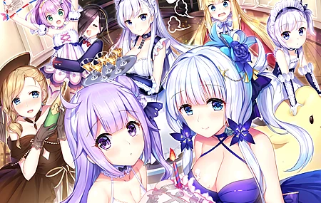 蔚蓝航线 标枪 曼珠  独角兽 动漫 女孩 女仆 电脑壁纸 4K壁纸