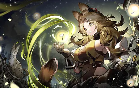 爱童慧 猫 女孩 动漫 女孩 兽耳 电脑壁纸 4K壁纸