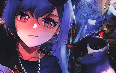 动漫 女孩 科清 原神 感宇 猫 艺术 动物  电脑壁纸 4K壁纸