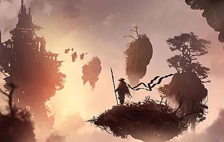 幻想 艺术 浮岛 游戏 概念设计 绘画  电脑壁纸 4K壁纸