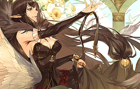 宿命 动漫 女孩 红色 刺客  电脑壁纸 4K壁纸