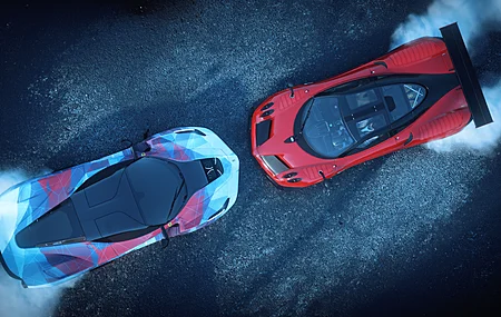 赛车 法拉利 超级跑车 游戏 车辆 红色 汽车  电脑壁纸 4K壁纸