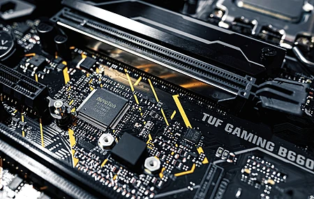 华硕 主板 硬件 技术 数字 微芯片 计算机  电脑壁纸 4K壁纸