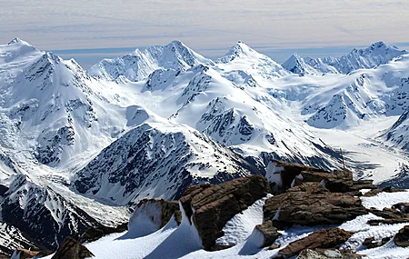 自然 景观 雪峰 雪 山  电脑壁纸 4K壁纸