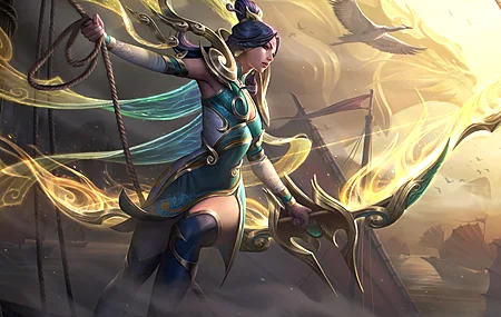 英雄联盟 游戏 人物 AI艺术 LOL 阿舍 电脑壁纸 8K壁纸