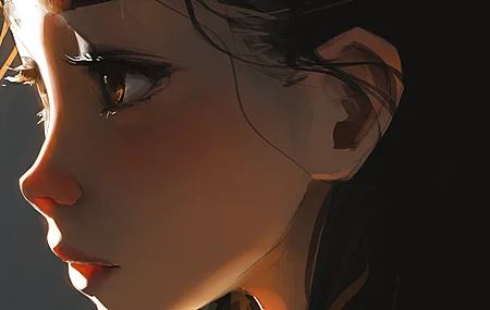 女性 深色头发 自然 光 简单背景 棕色眼睛  手机壁纸 4K壁纸