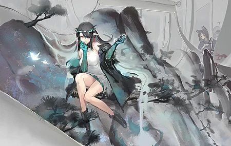  动漫 动漫女孩 明日方舟 龙 大腿 电脑壁纸 4K壁纸