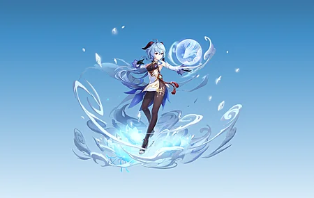 游戏 角色 原神 游戏CG 动漫女孩 简单背景 女孩  电脑壁纸 4K壁纸