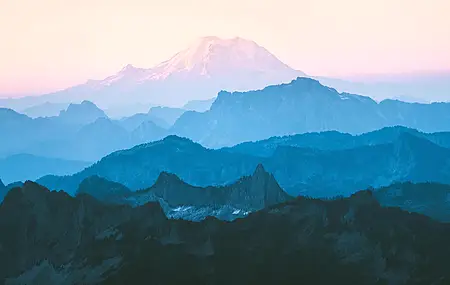 风景 山脉 自然 黑暗 天空 蓝色 全景  电脑壁纸 4K壁纸