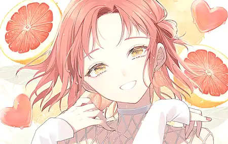 微笑 手 佐川 动漫 动漫女孩 可爱  电脑壁纸 4K壁纸