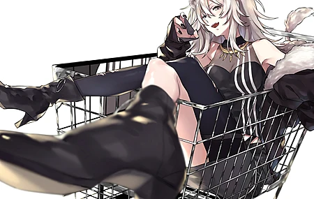  动漫 动漫女孩 虚拟 全息 简单背景  电脑壁纸 4K壁纸