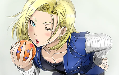 金发 动漫女孩 龙珠 动画 悟空  电脑壁纸 4K壁纸