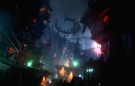 龙 艺术 游戏 建筑 游戏CG 艺术 暗黑 电脑壁纸 4K壁纸