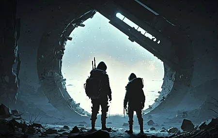 人物 艺术 插图 科幻 门户 未来 游戏 宇宙 电脑壁纸 4K壁纸