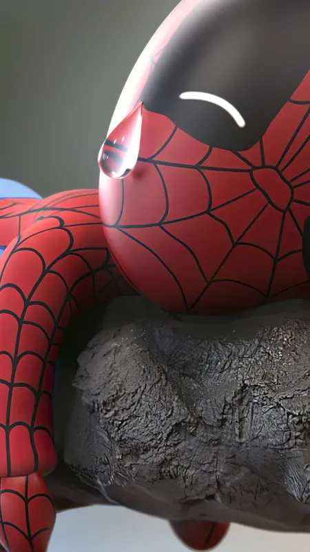 蜘蛛侠 超级英雄 AI艺术  4K壁纸 手机壁纸