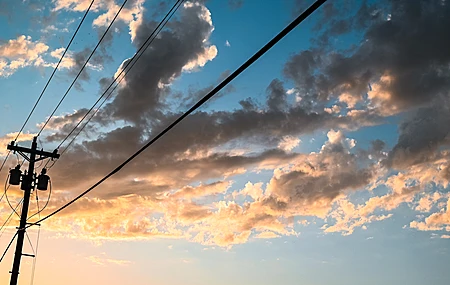 自然 云彩 日落 风景 电线 摄影 茶  电脑壁纸 4K壁纸