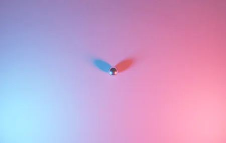 数字艺术 抽象 球体 灯光 渐变 极简主义 简单背景 粉红色  电脑壁纸 4K壁纸