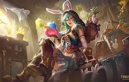 女性 游戏 女孩 幻想女孩 胡萝卜 靴子 兔子耳朵  电脑壁纸 4K壁纸