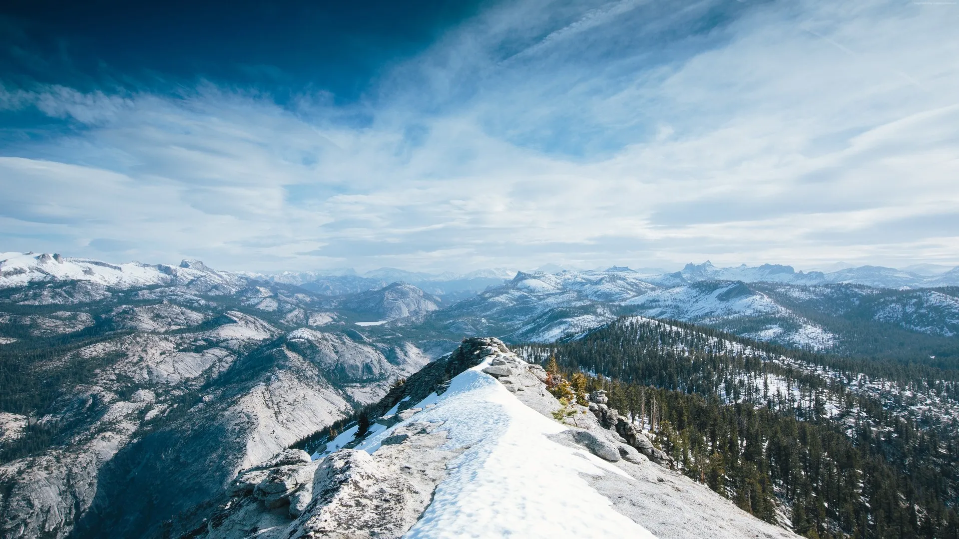 自然 山脉 雪峰 云 风景  电脑壁纸 4K壁纸