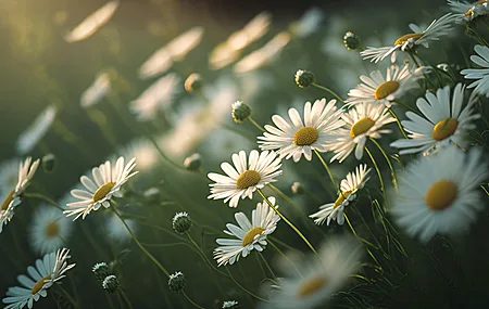 艺术 插图 花卉 自然 绿色 清新 护眼  电脑壁纸 4K壁纸