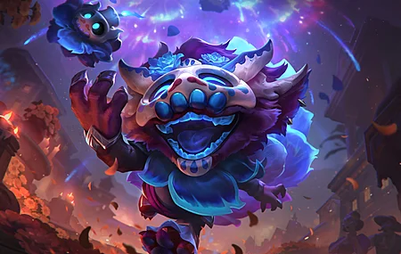 英雄联盟 游戏 数字艺术 烟花 花瓣 蜡烛  电脑壁纸 8K壁纸