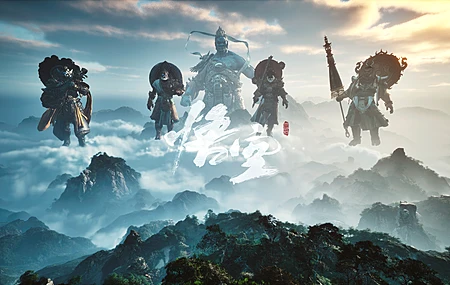 游戏科学 游戏 艺术 西游记 黑神话 悟空 四大天王 电脑壁纸 4K壁纸