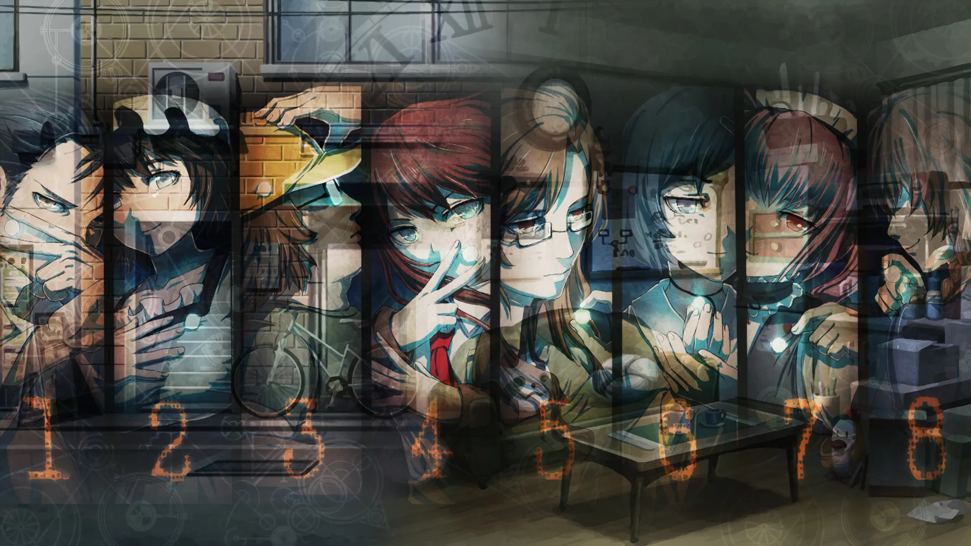 短发 长发 拼贴画 数字 动漫男孩 动漫女孩 动漫  电脑壁纸 4K壁纸