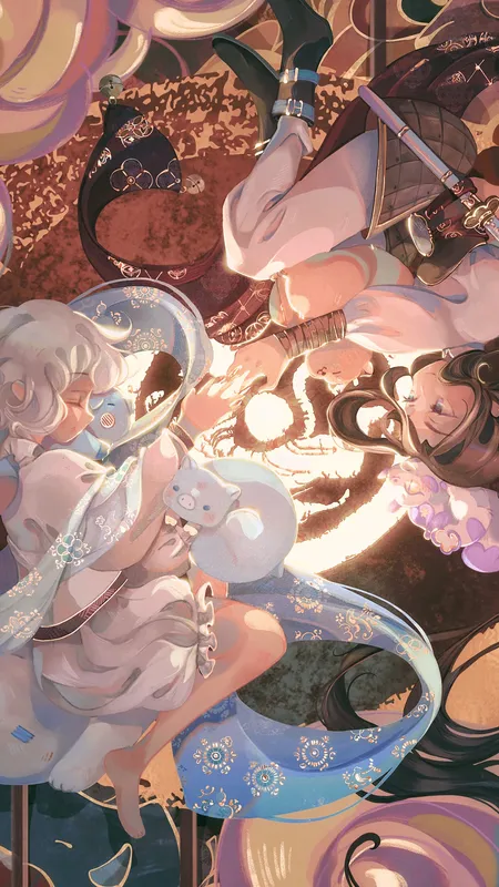  原创人物 奇幻女孩 动漫 动漫女孩 奇幻艺术 4壁纸 手机壁纸 4K壁纸