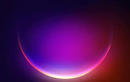  霓虹灯 极简主义 微软  4K壁纸