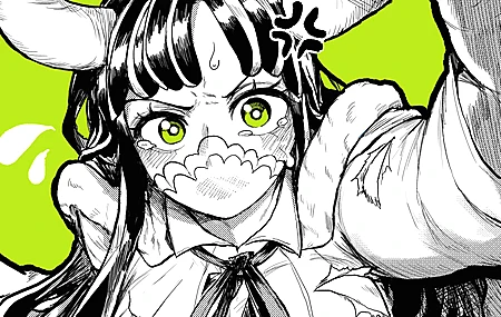 泪水 插图 动漫女孩 角 4K壁纸