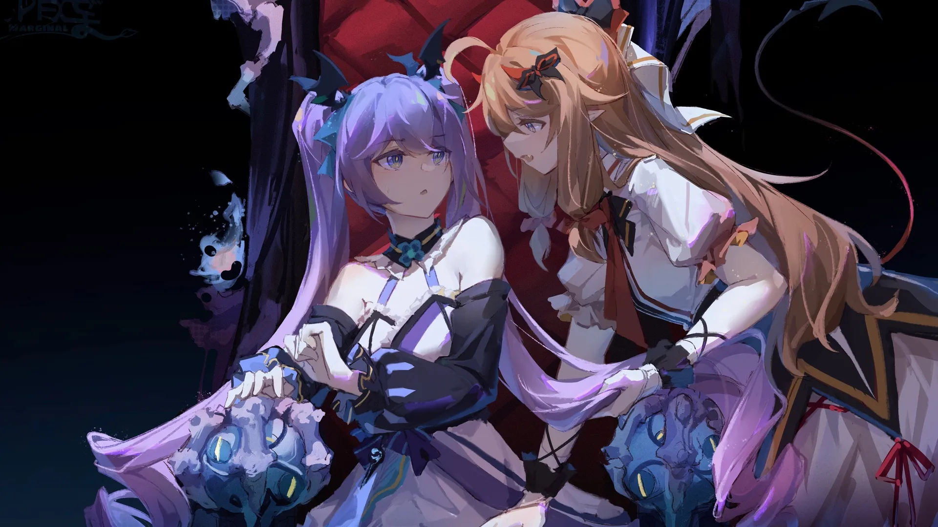 女孩 魔域边缘 动漫女孩  4K壁纸
