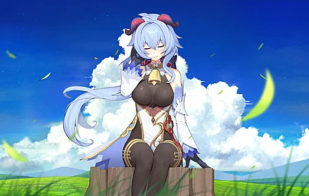 动漫 动漫女孩 原神 感宇 草 风 4K壁纸
