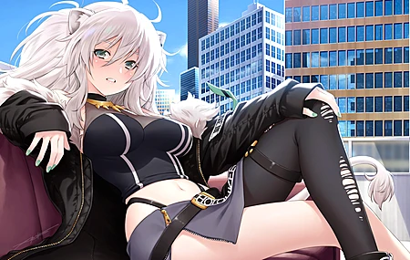 动漫女孩  4K壁纸