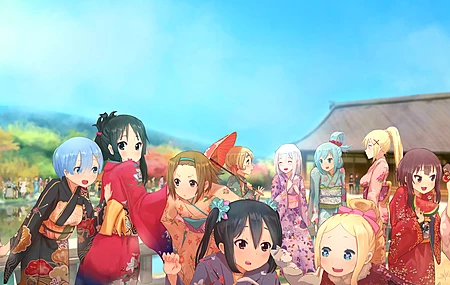 动漫 动漫女孩 从零开始的异世界生活 晴空 大自然  4K壁纸