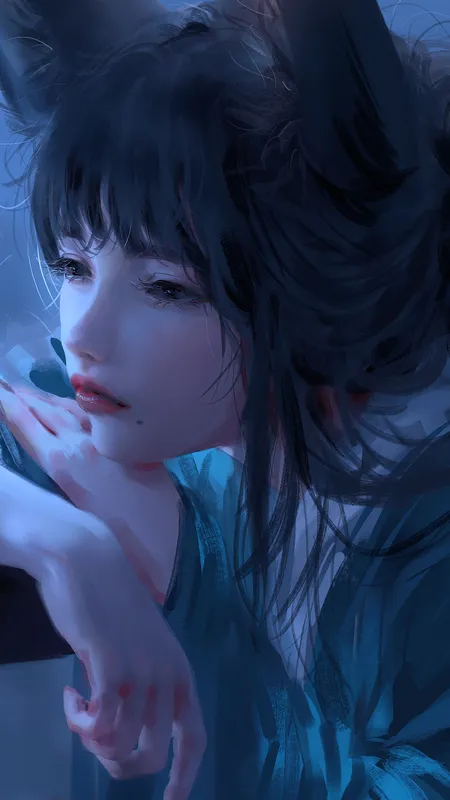 女人 奇幻女孩 插图 艺术作品 手机壁纸 4K壁纸