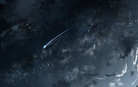 行星 太空 流星 4K壁纸